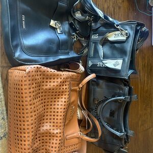 Steve Madden Black and Brown Handbag Bundle